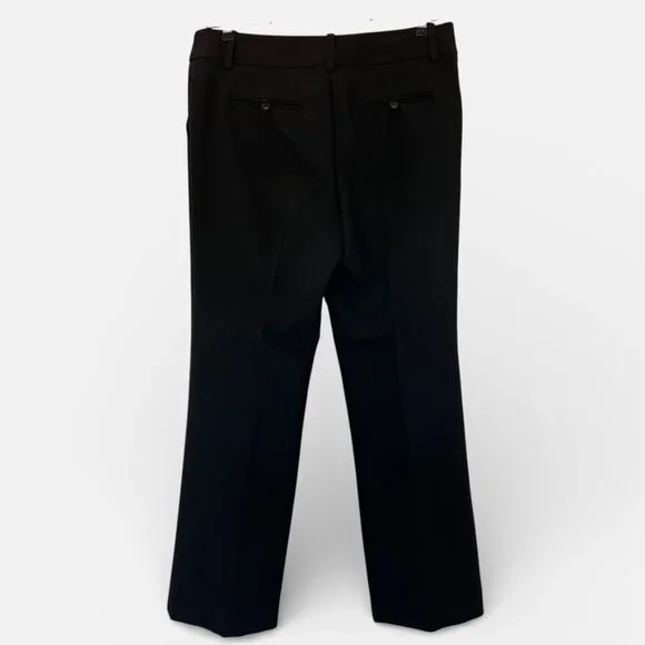 Trina Turk Black Wide Leg Trousers Pants Minimalist 8 Capsule Wardrobe - Picture 5 of 15